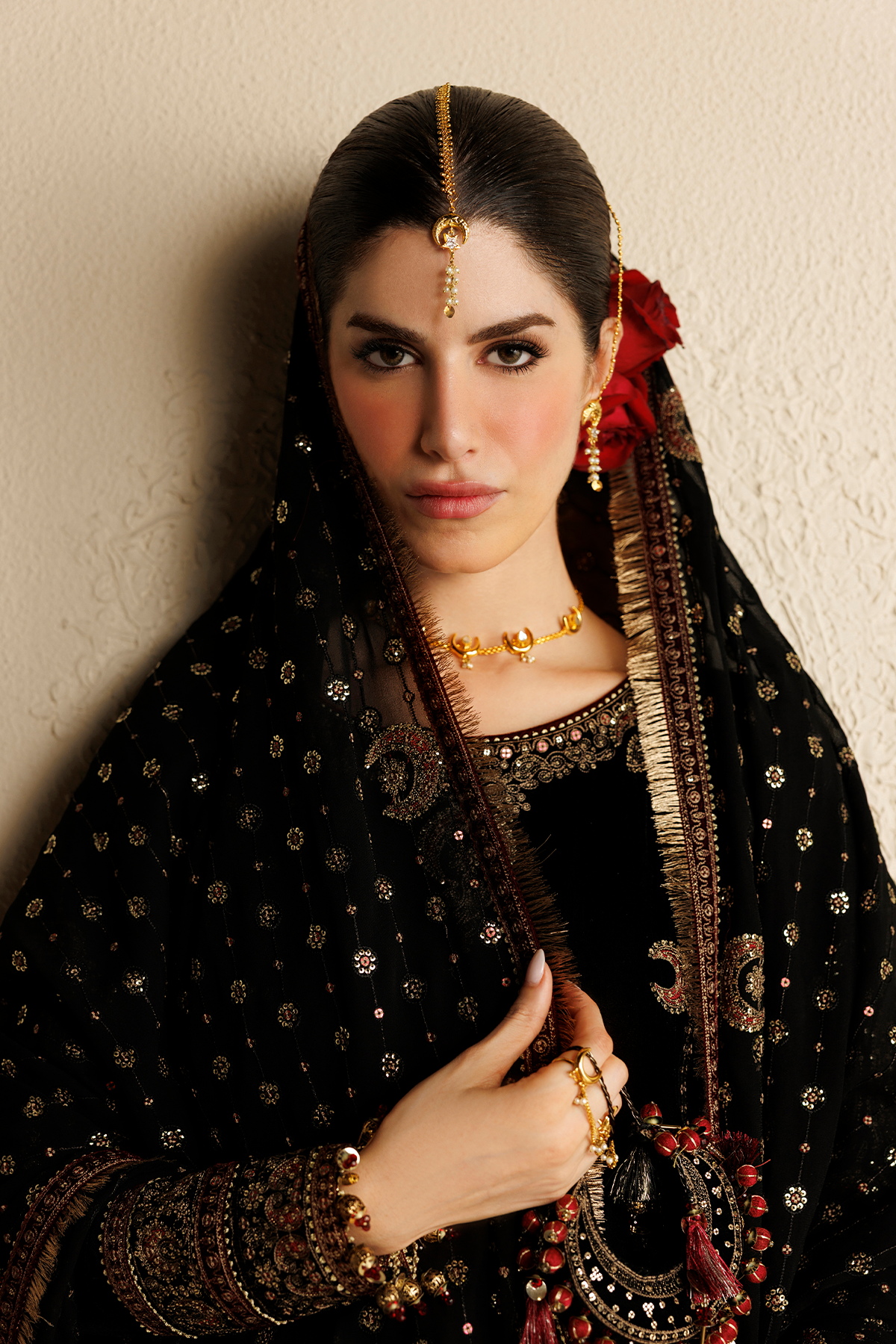 Embroidered Velvet Formal CVF26-D01