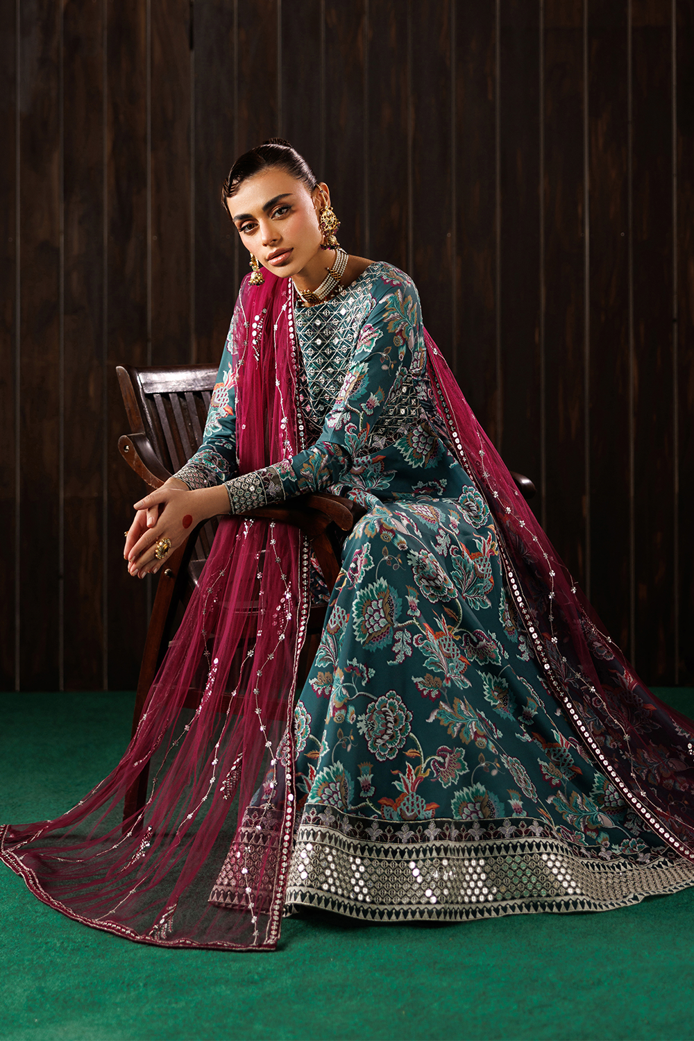 Embroidered Slik Lawn SL-26-15