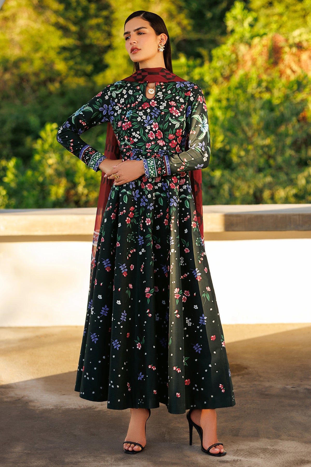 Digital Printed Lawn Rtw-1291