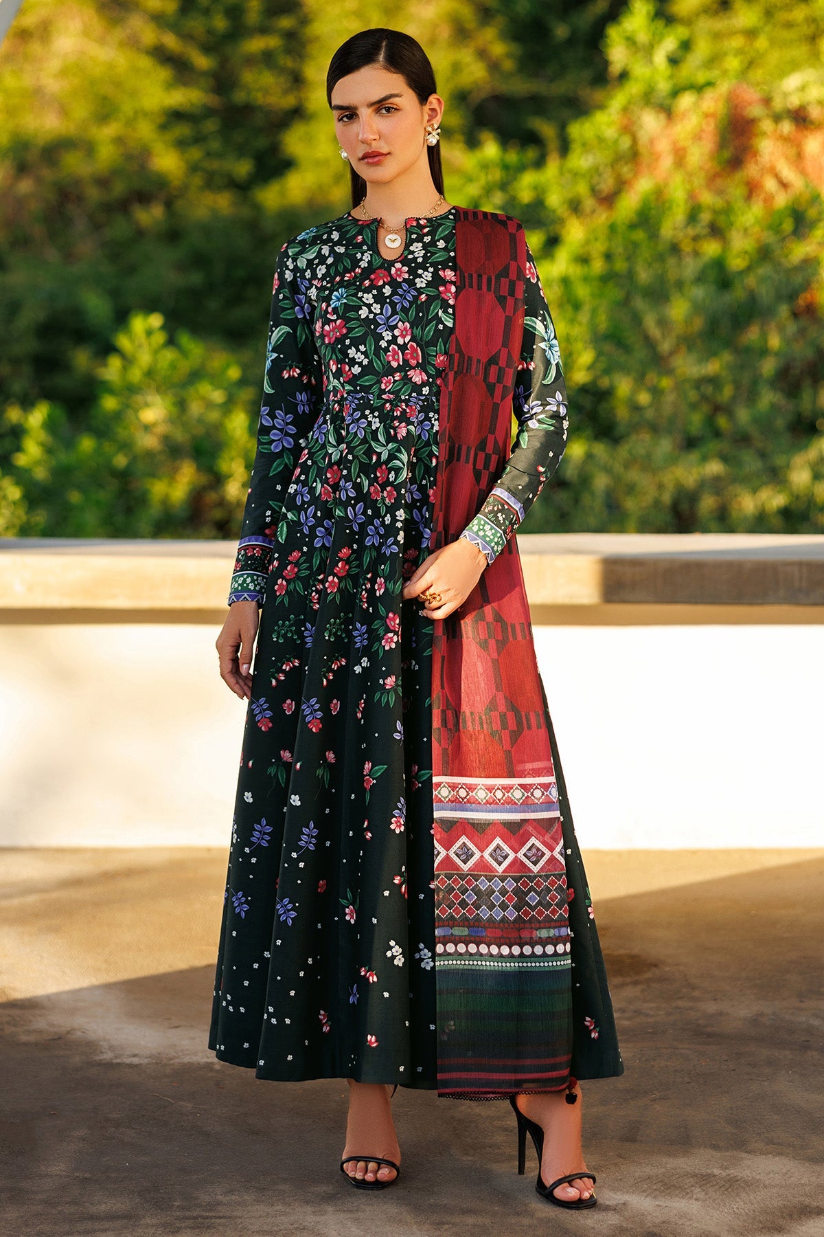 Digital Printed Lawn Rtw-1291