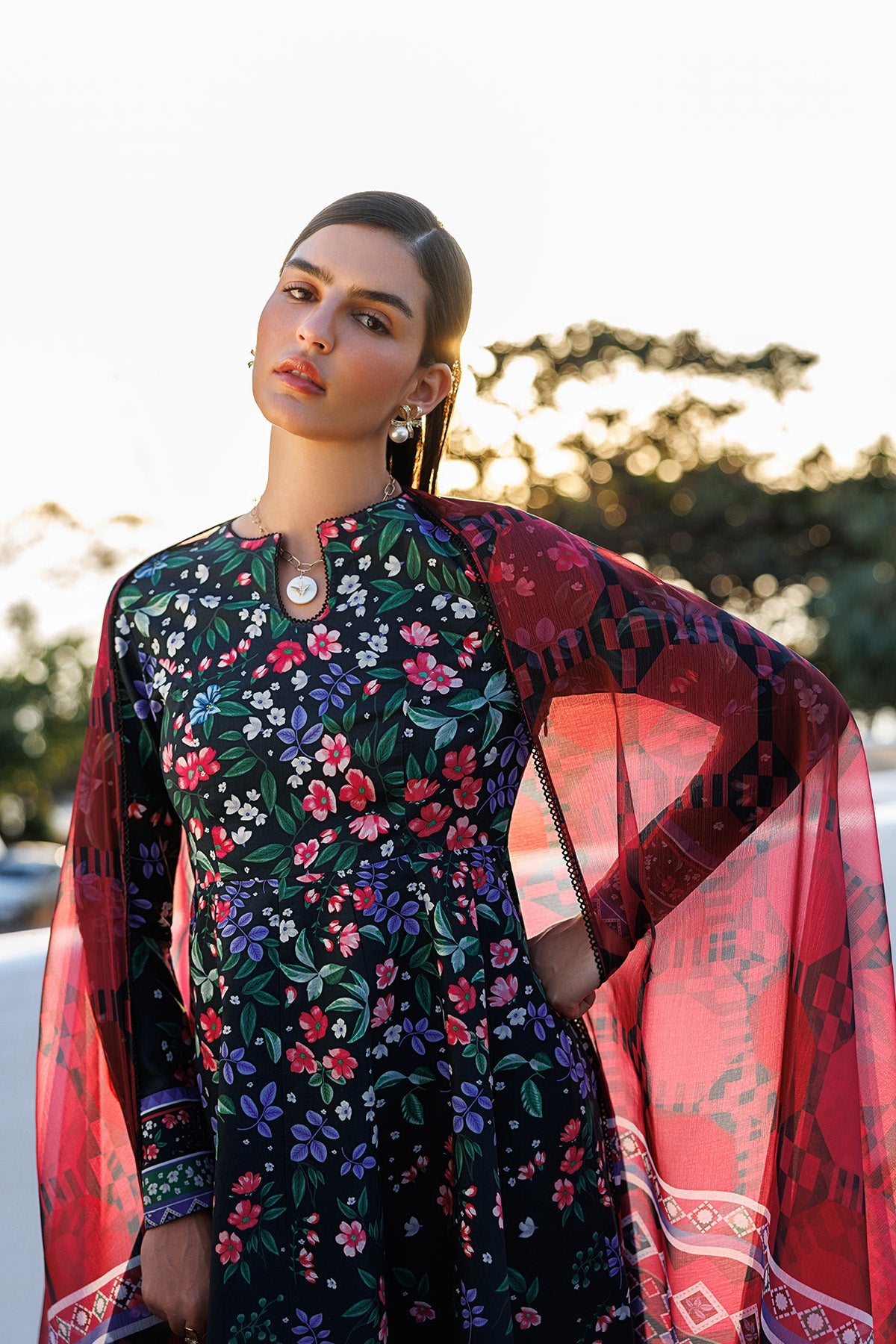Digital Printed Lawn Rtw-1291