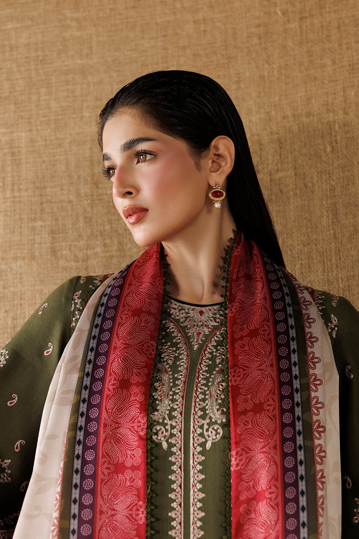 EMBROIDERED PREMIUM KHADDAR RTW-0255