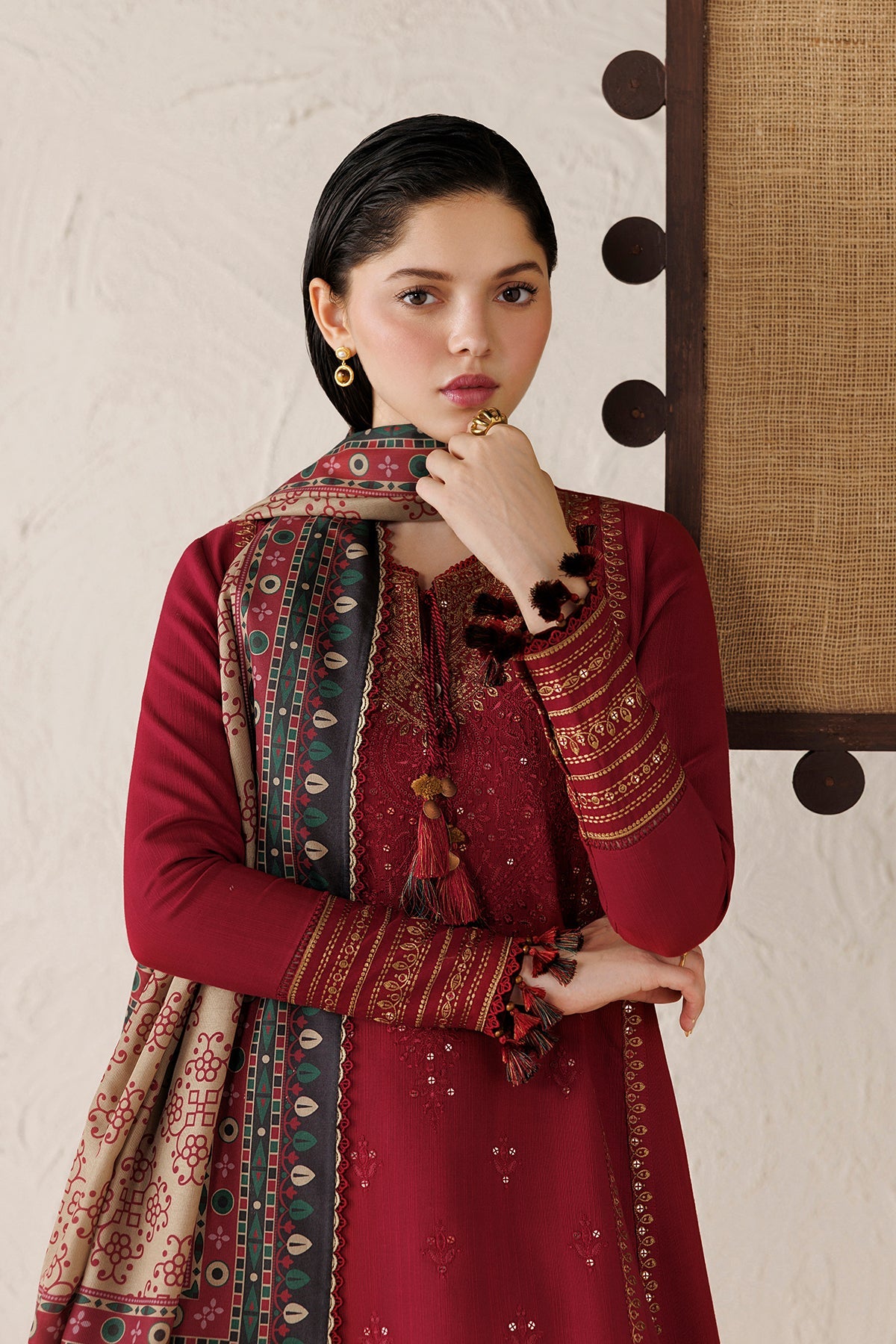 EMBROIDERED PREMIUM KHADDAR RTW-0252
