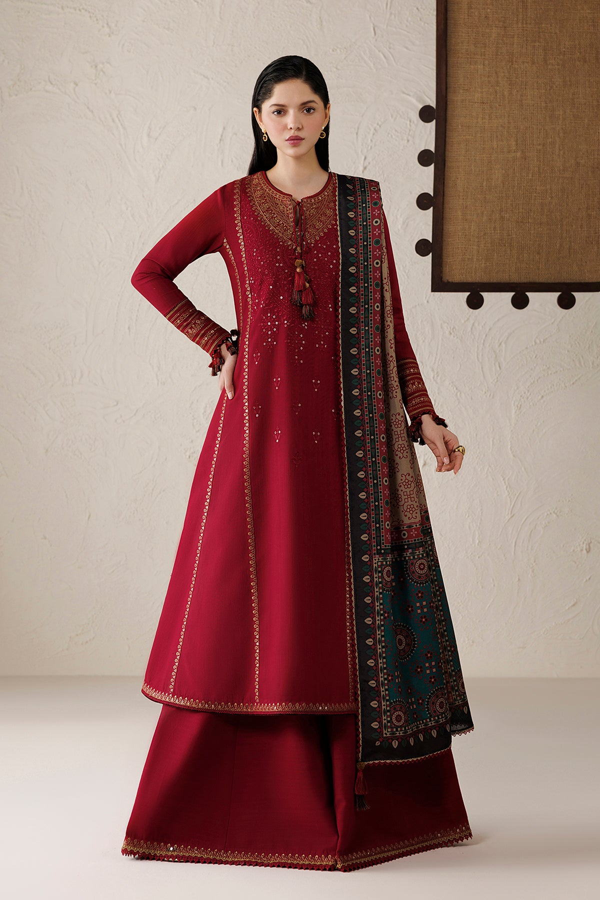 EMBROIDERED PREMIUM KHADDAR UW-0252