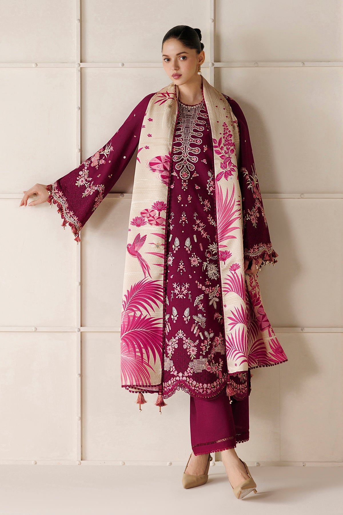 EMBROIDERED PREMIUM KHADDAR UW-0286