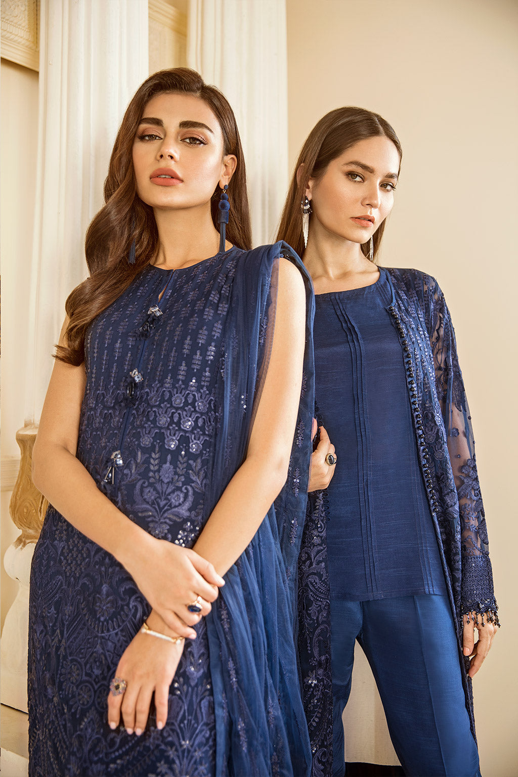 EMBROIDERED CHIFFON CH06-02 STITCHED