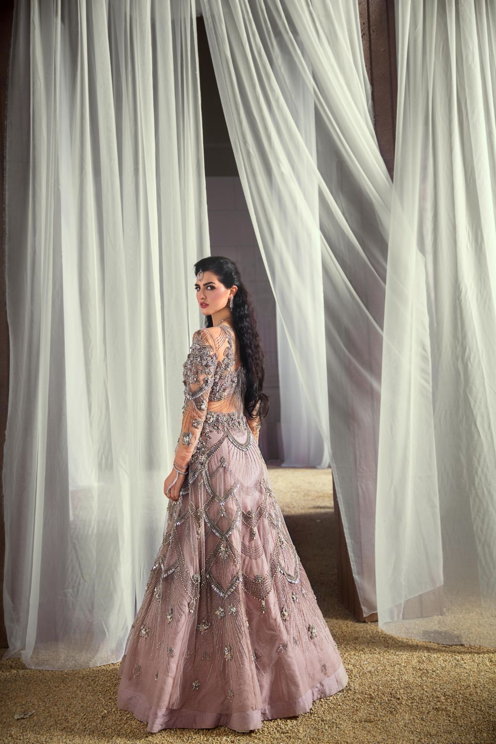 3 PIECE EMBROIDERED RAW SILK SUIT (LUXURY-PRET)