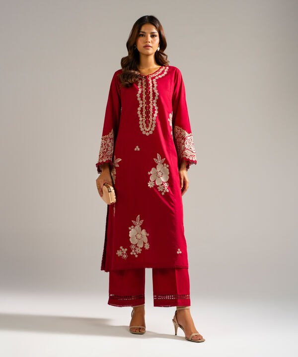 2 Piece - Embroidered Lawn Suit