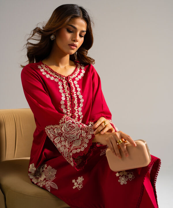 2 Piece - Embroidered Lawn Suit