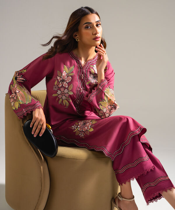 2 Piece - Embroidered Lawn Suit