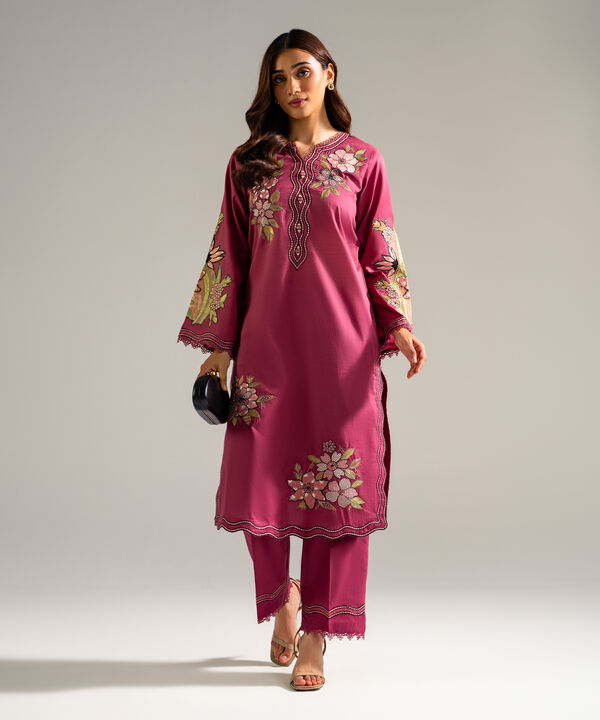 2 Piece - Embroidered Lawn Suit