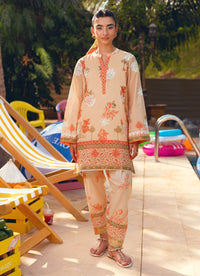 Printed Embroidered CO-ORD Set
