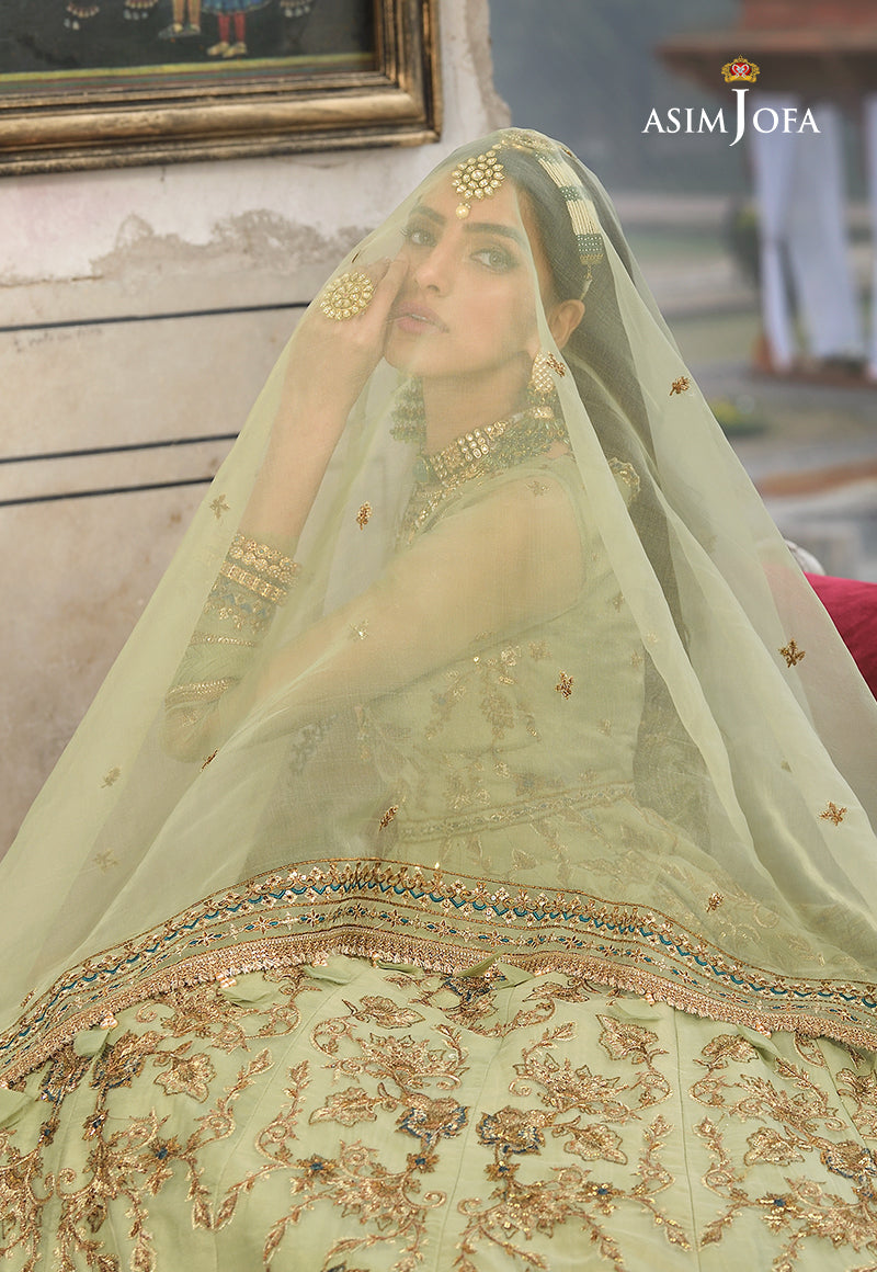 AJR-03 EMBROIDERED ORGANZA 3 PCS