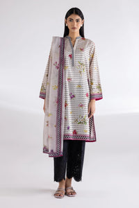 Stitched Mahay Lawn Shirt + Dupatta