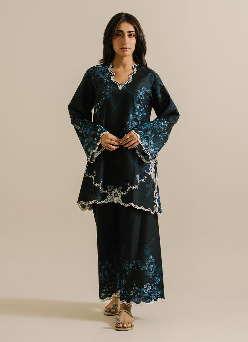 Embroidered Organza Dupatta (As Shown)