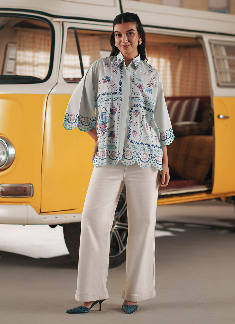 Embroidered Top