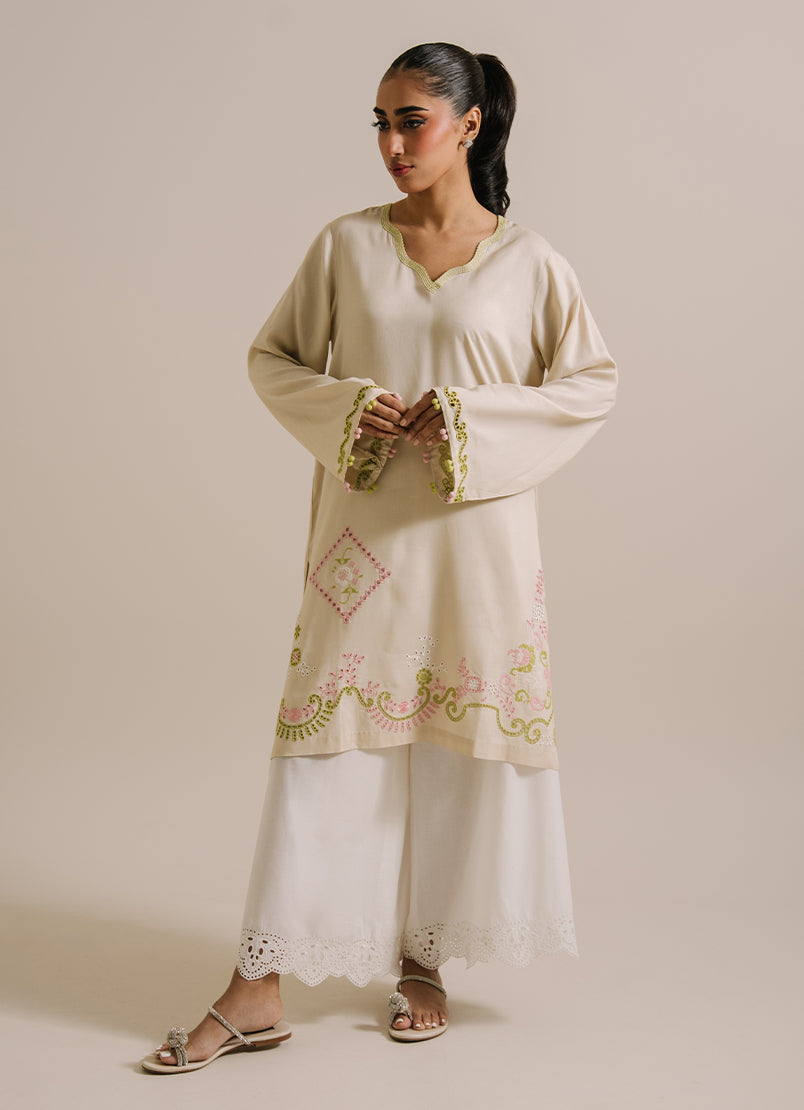 Embroidered Kurta - 14000271106020