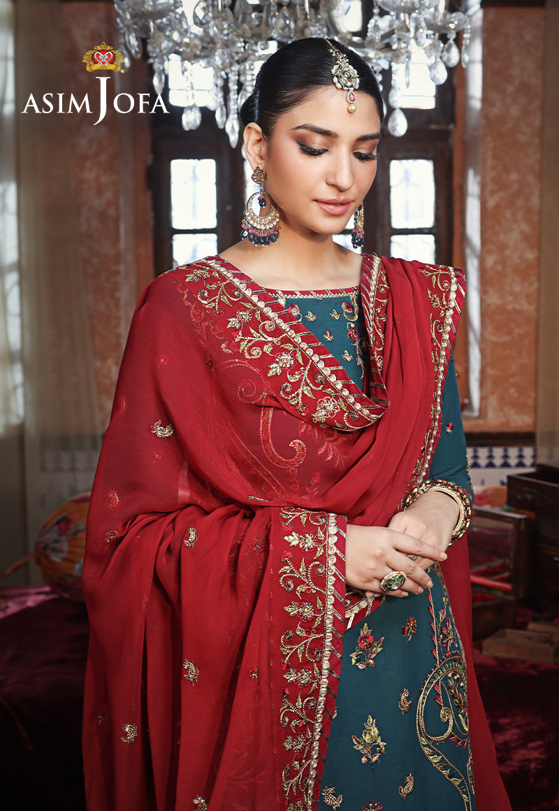 AJLR-28 EMBROIDERED LAWN 3 PCS