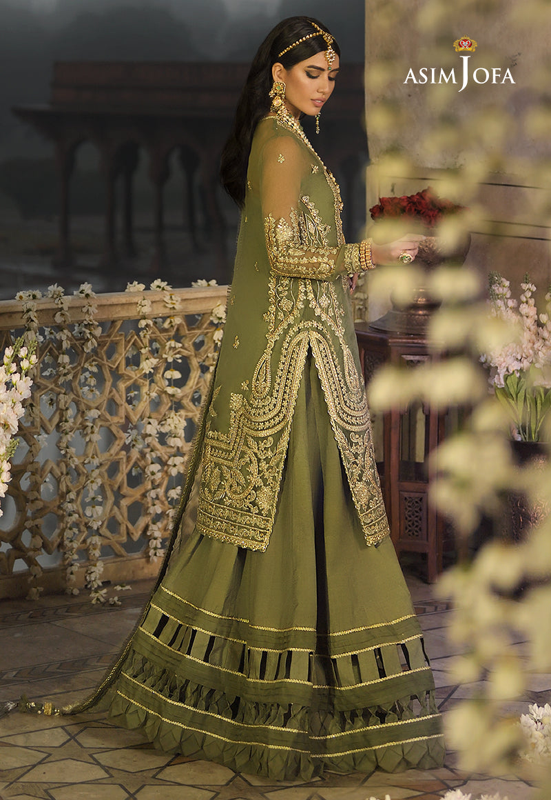 AJR-05 EMBROIDERED ORGANZA 3 PCS