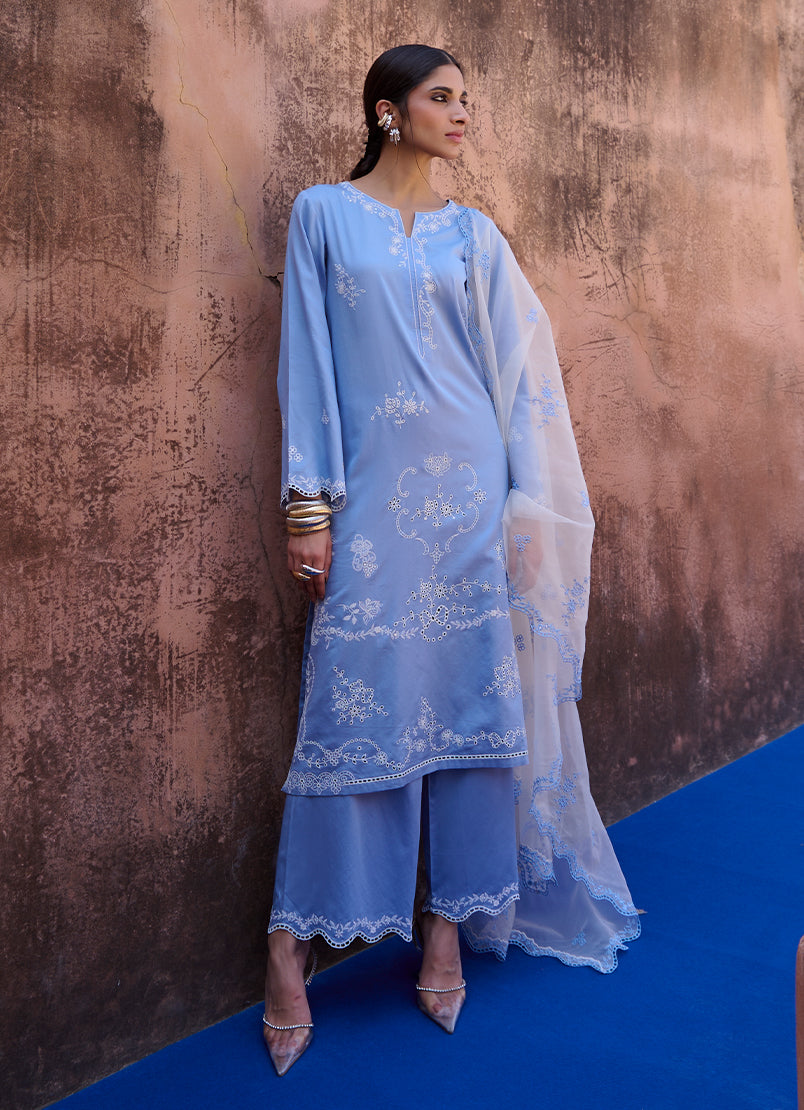 3 Pc Luxury Embroidered Suit