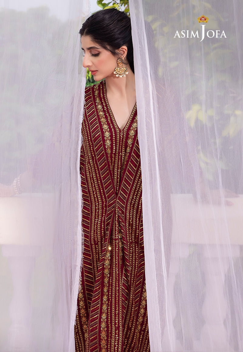 Ajab-11 Embroidered Chiffon 2 Pcs