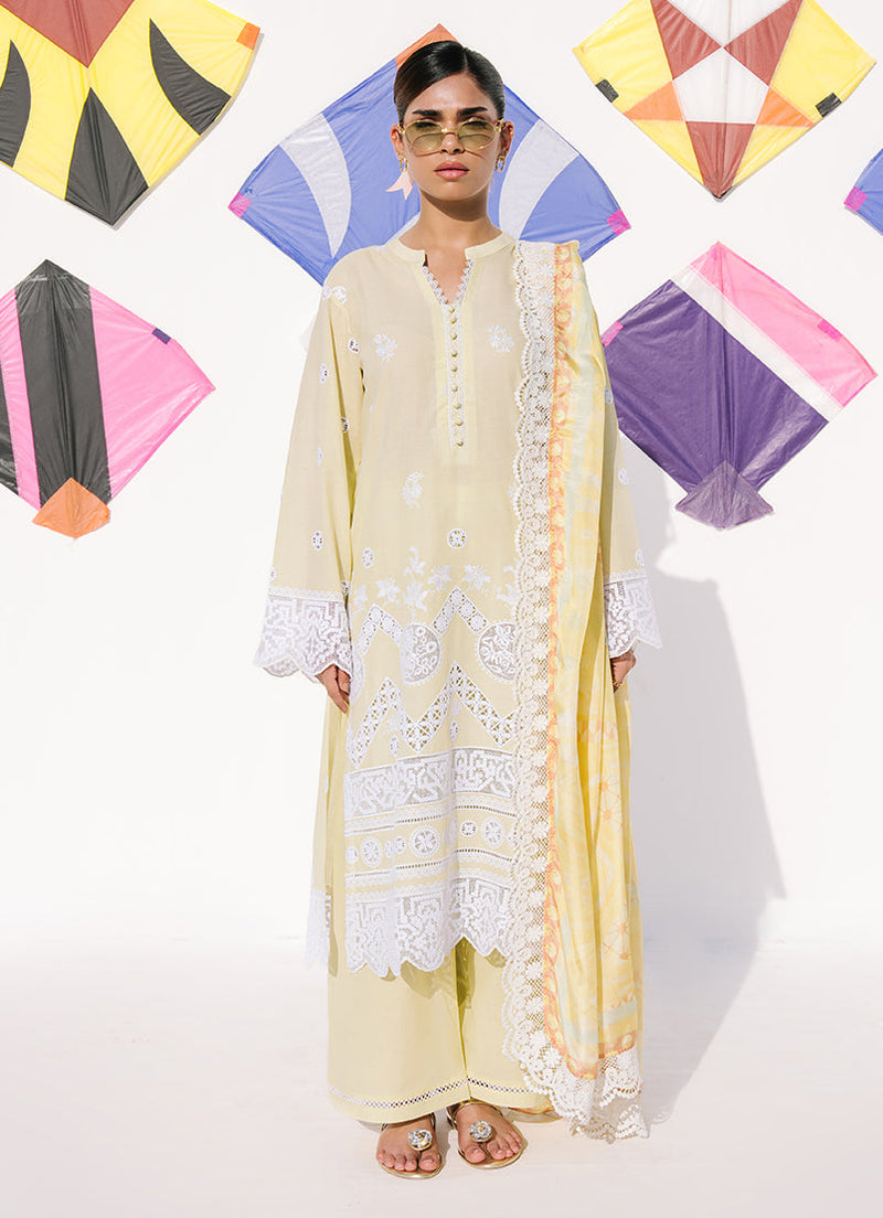 Embroidered 3 PC Suit