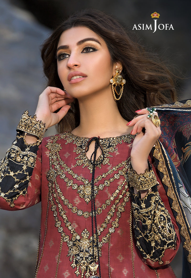 AJSL-23 EMBROIDERED JACQUARD 3 PCS