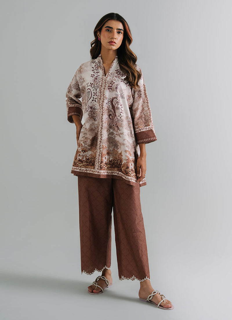 Printed Embroidered Co-Ord Set