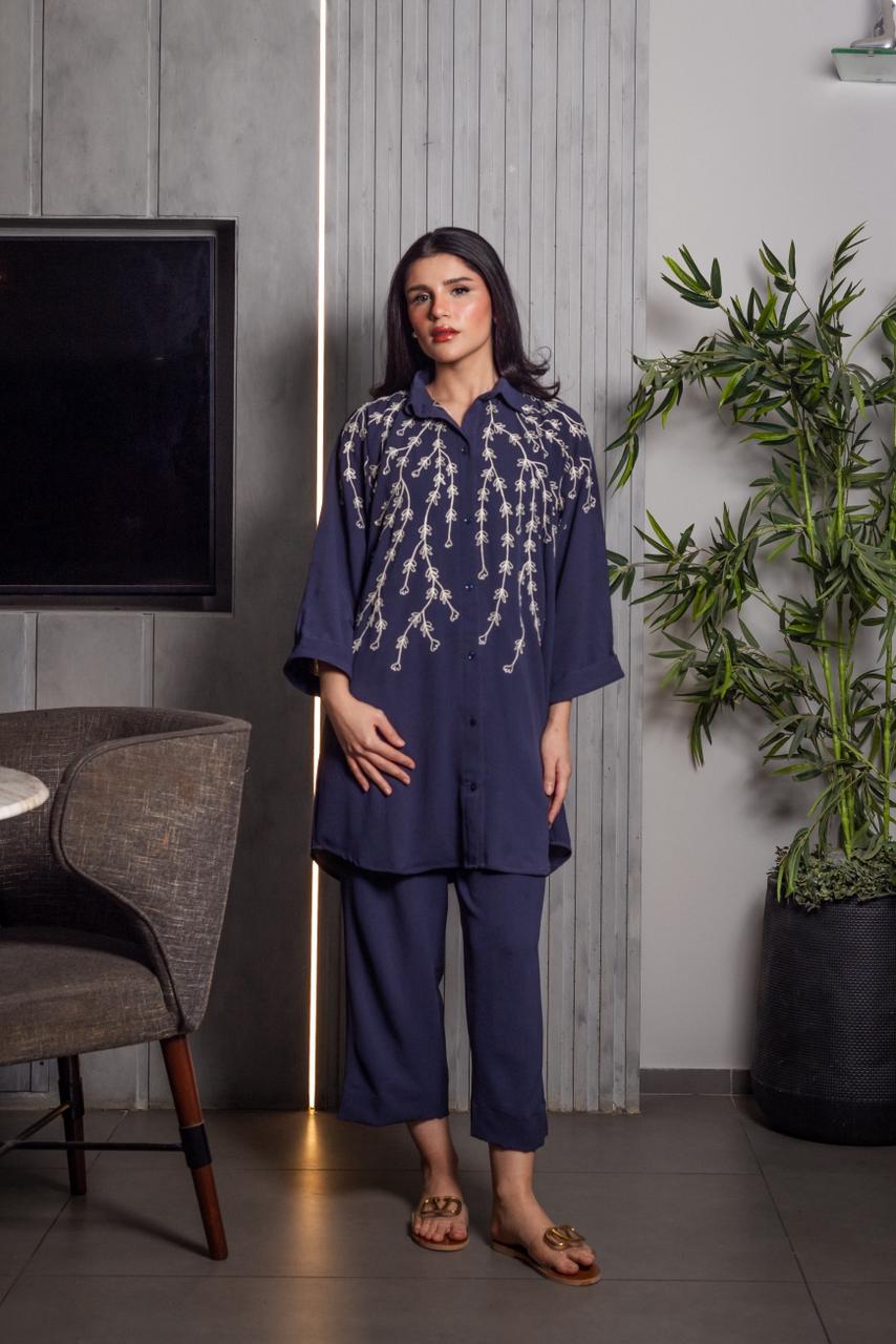 Grey Georgette