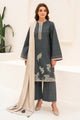 3 Piece Embroidered Organza Suit