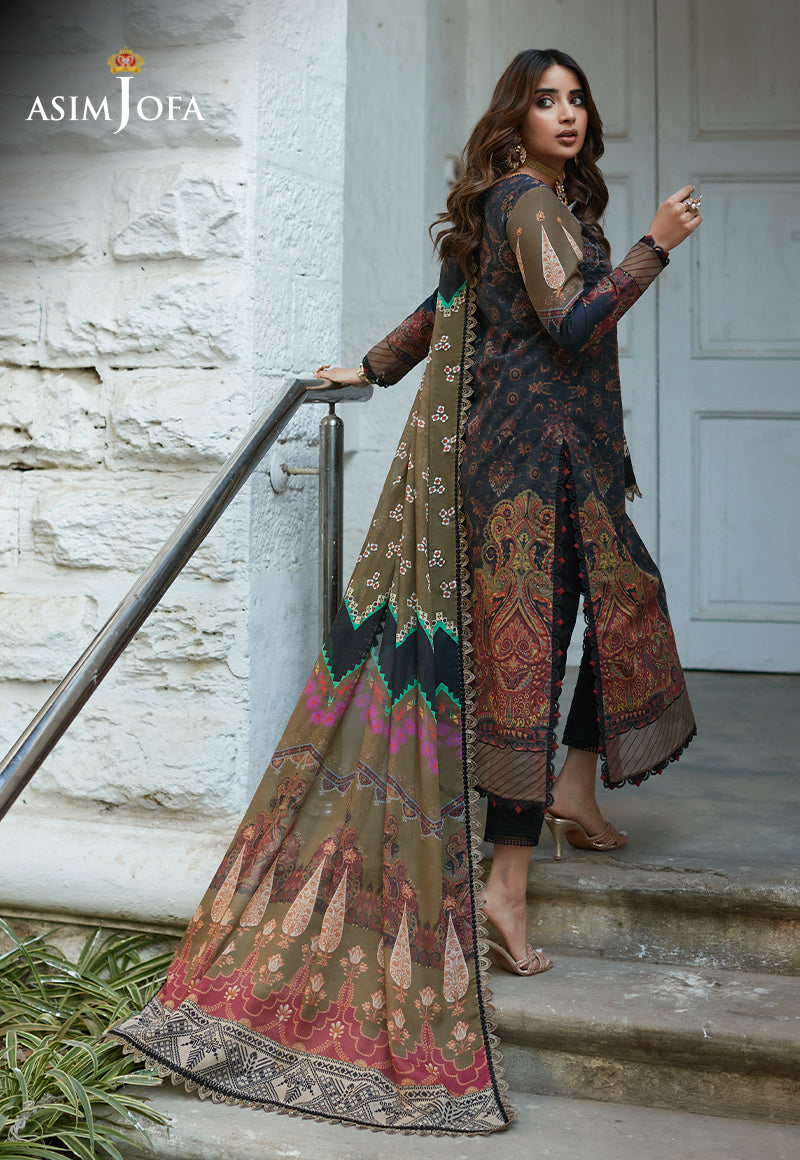 AJS-22 EMBROIDERED LAWN 2 PCS