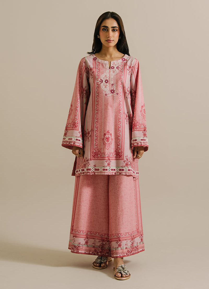 Printed Embroidered Co-Ord Set