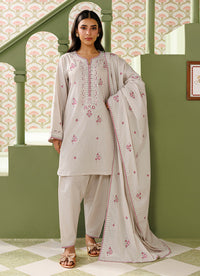 Embroidered 3 PC Suit