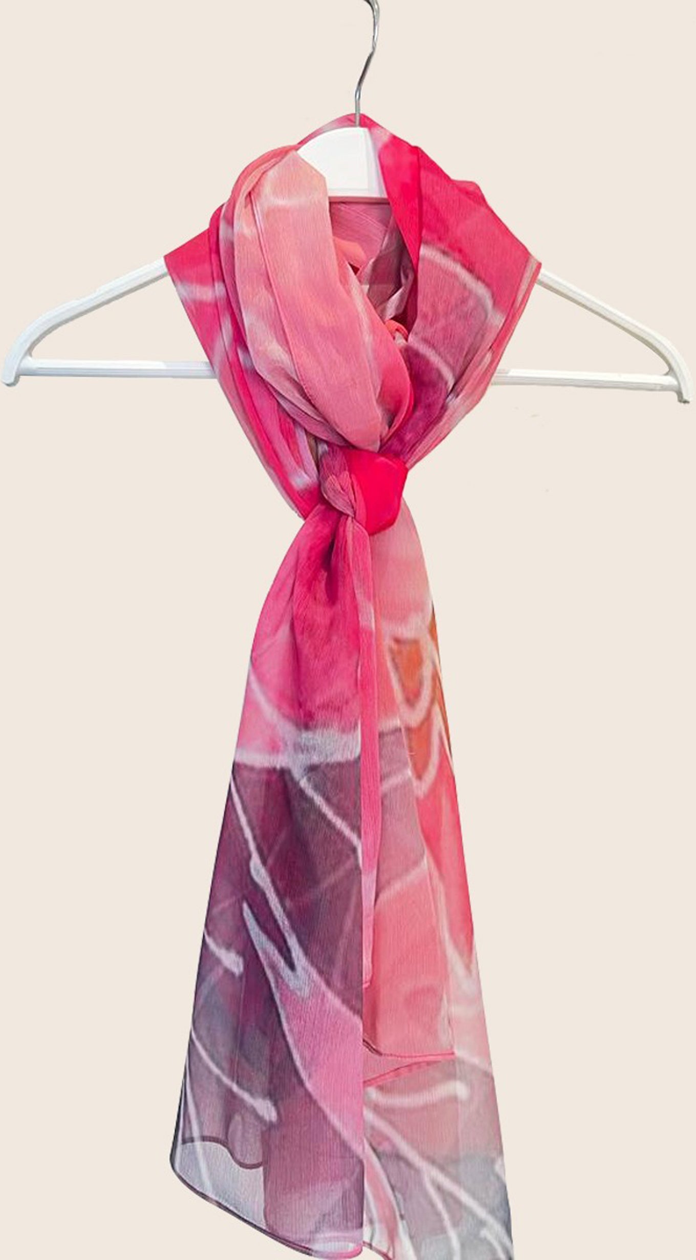 Pink Splash Dupatta