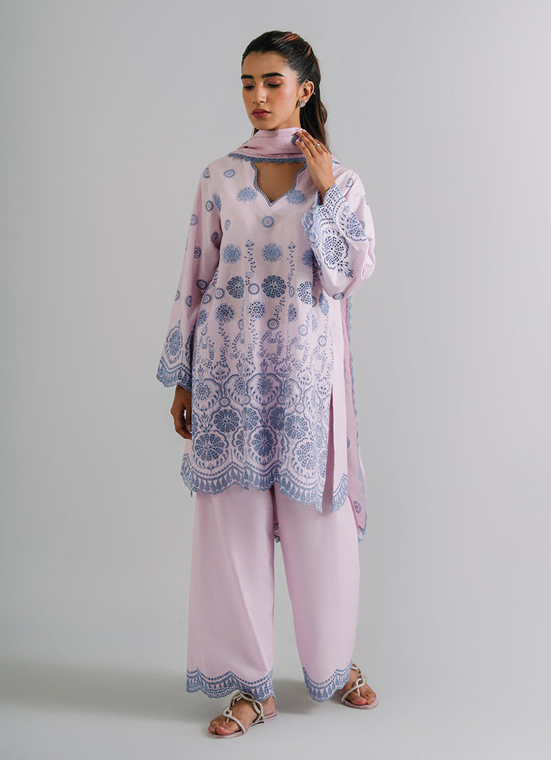 3 Pc Embroidered Suit