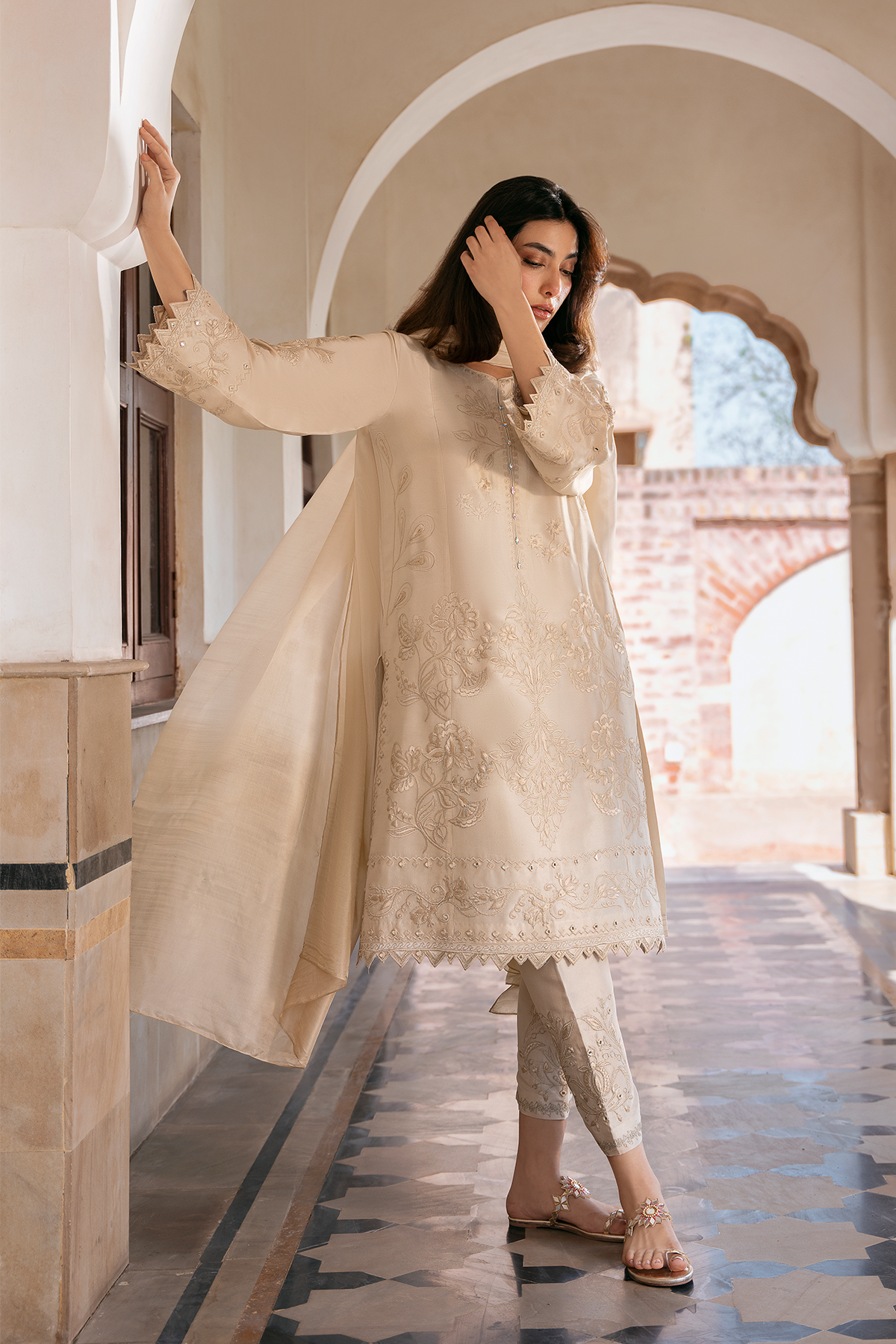 BANO Plain Ombre Dupatta