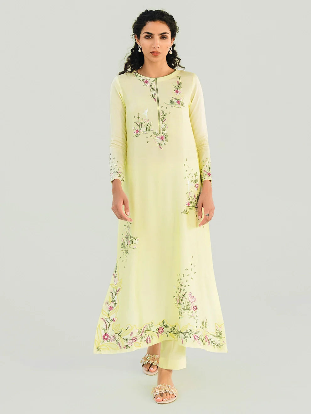 Limelight Garden - 2Pcs Rawsilk Ensemble