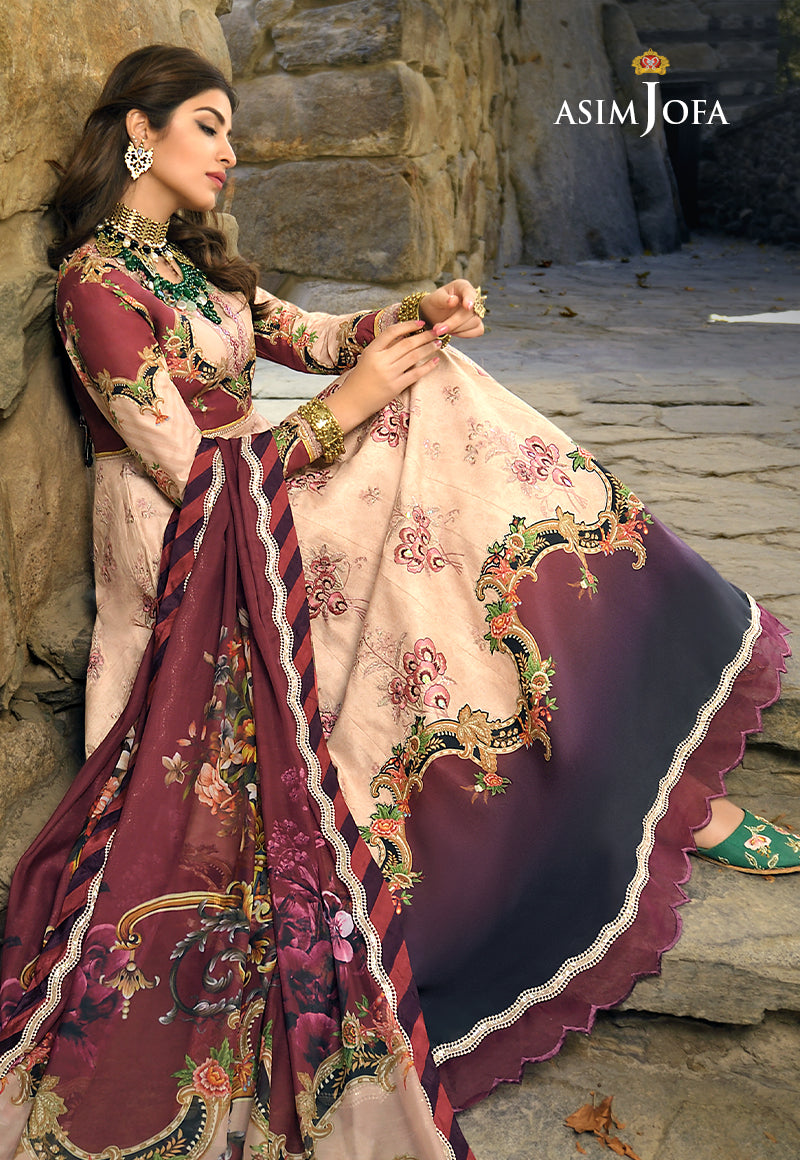 AJSL-17 EMBROIDERED LAWN 3 PCS