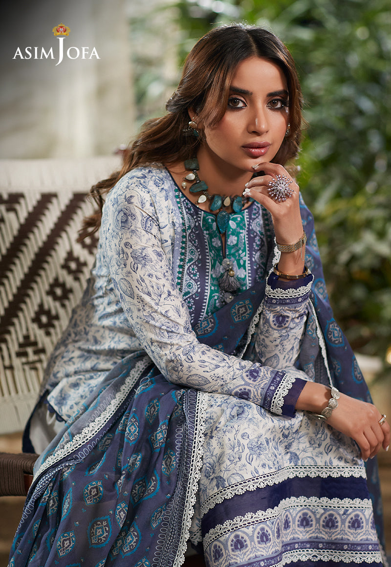 AJS-18 PRINTED LAWN 3 PCS