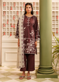 Embroidered 3 PC Suit