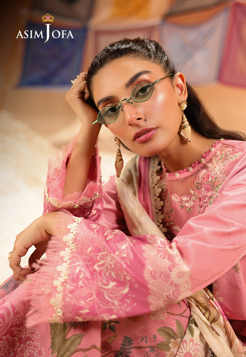 AJUBUD-17 Printed Embroidered Lawn Stitched 2 PCS