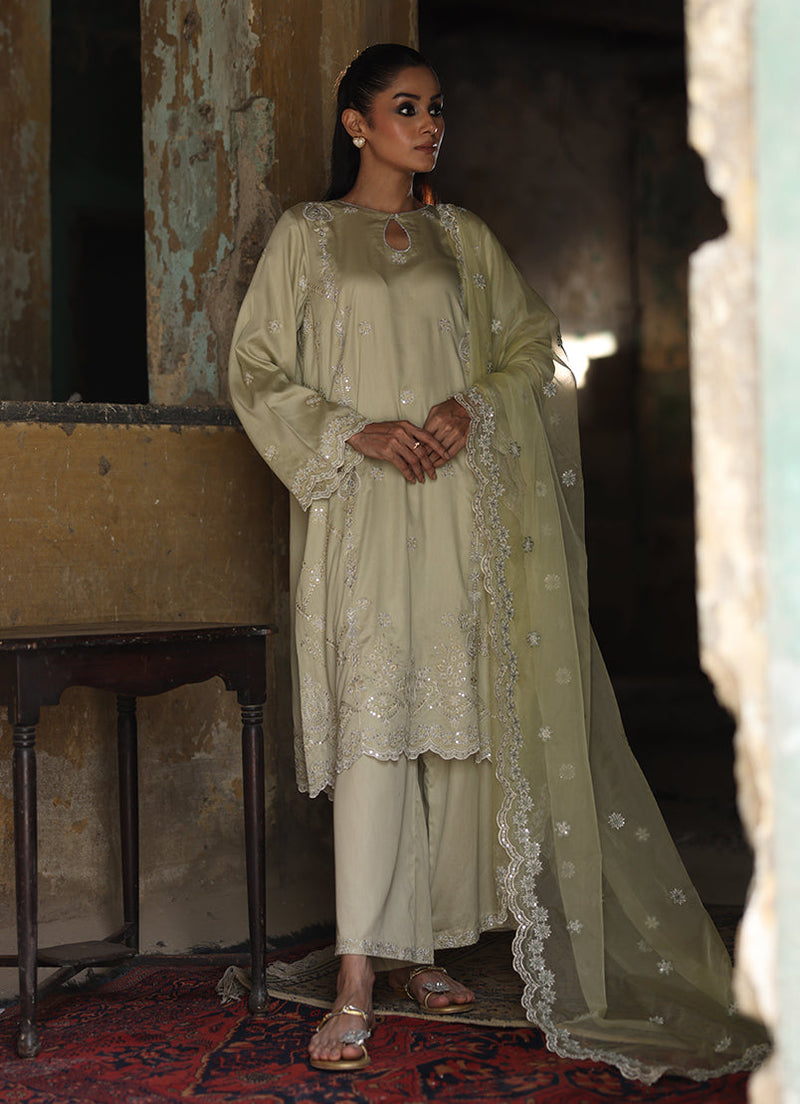 3 Pc Embroidered Suit