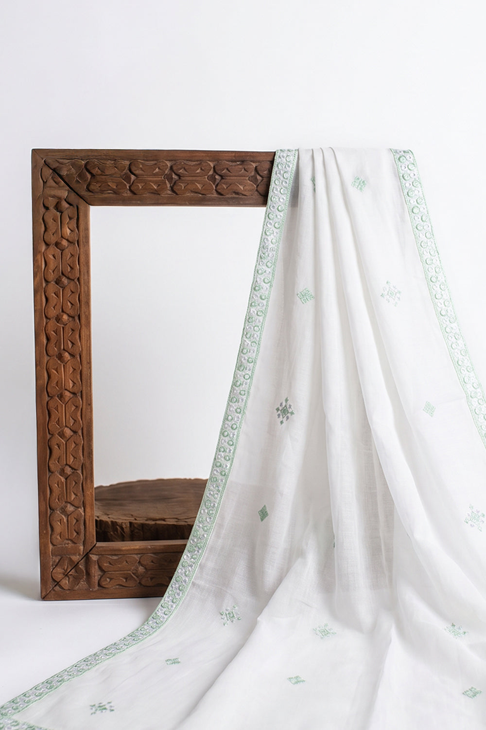 Embroidered Lawn Dupatta