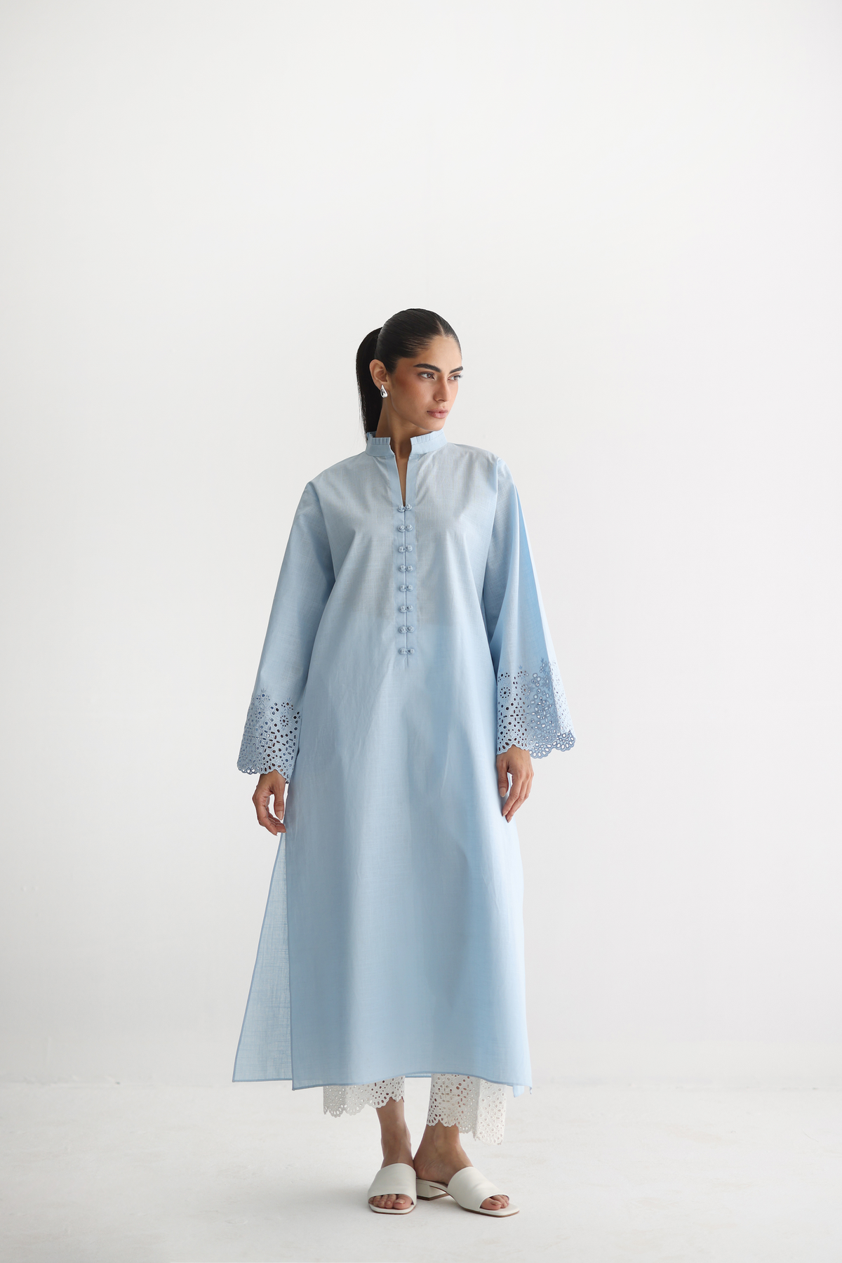 Cutwork Pants