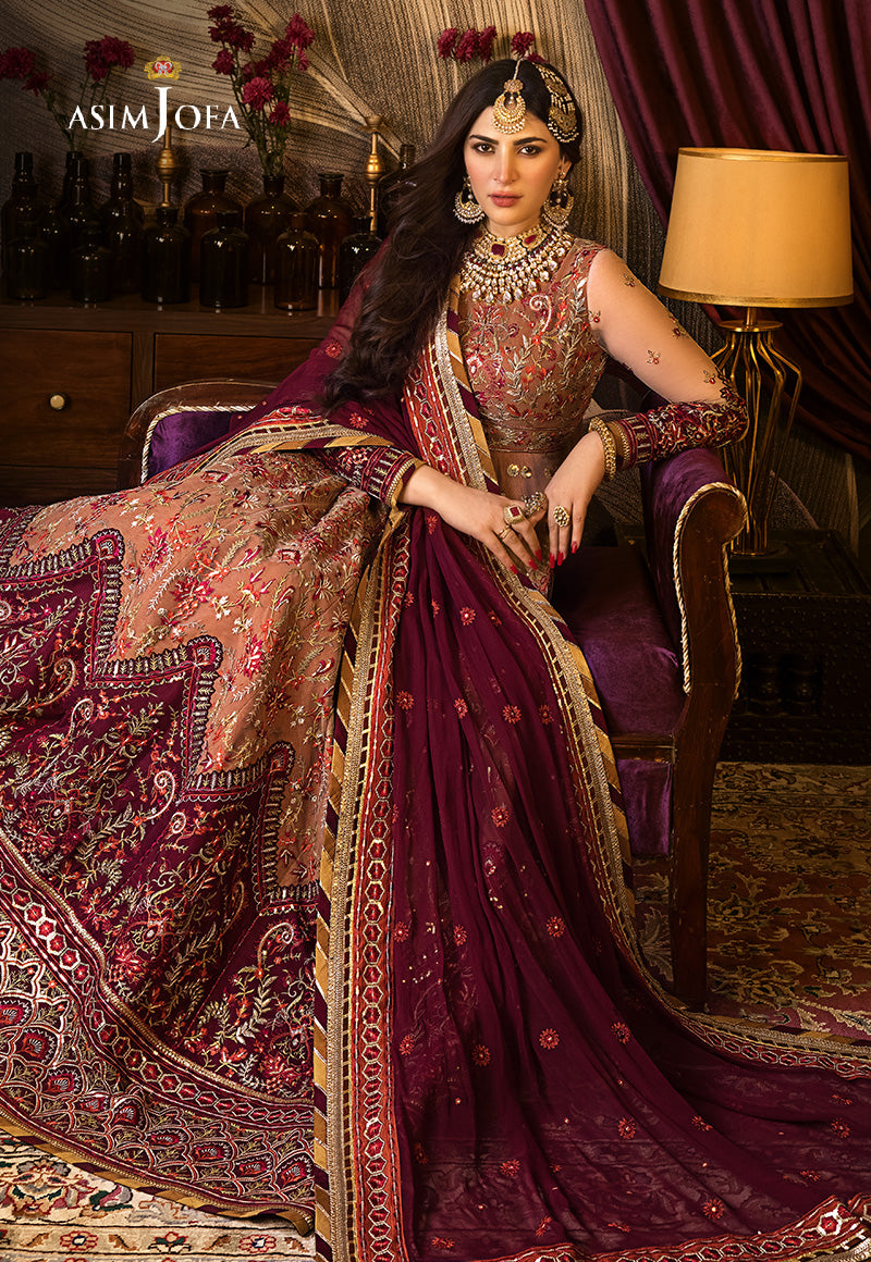 AJST-12 EMBROIDERED NET 3 PCS