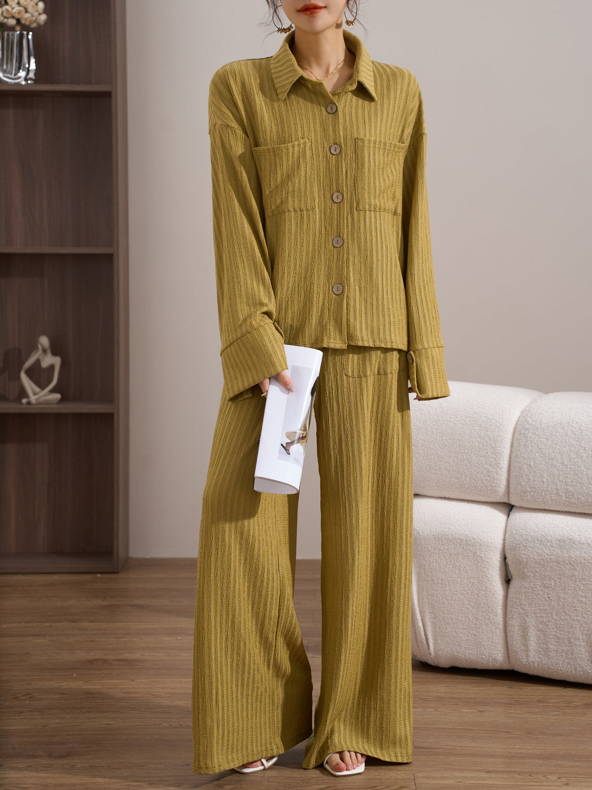 Girona Textured Summer Suit
