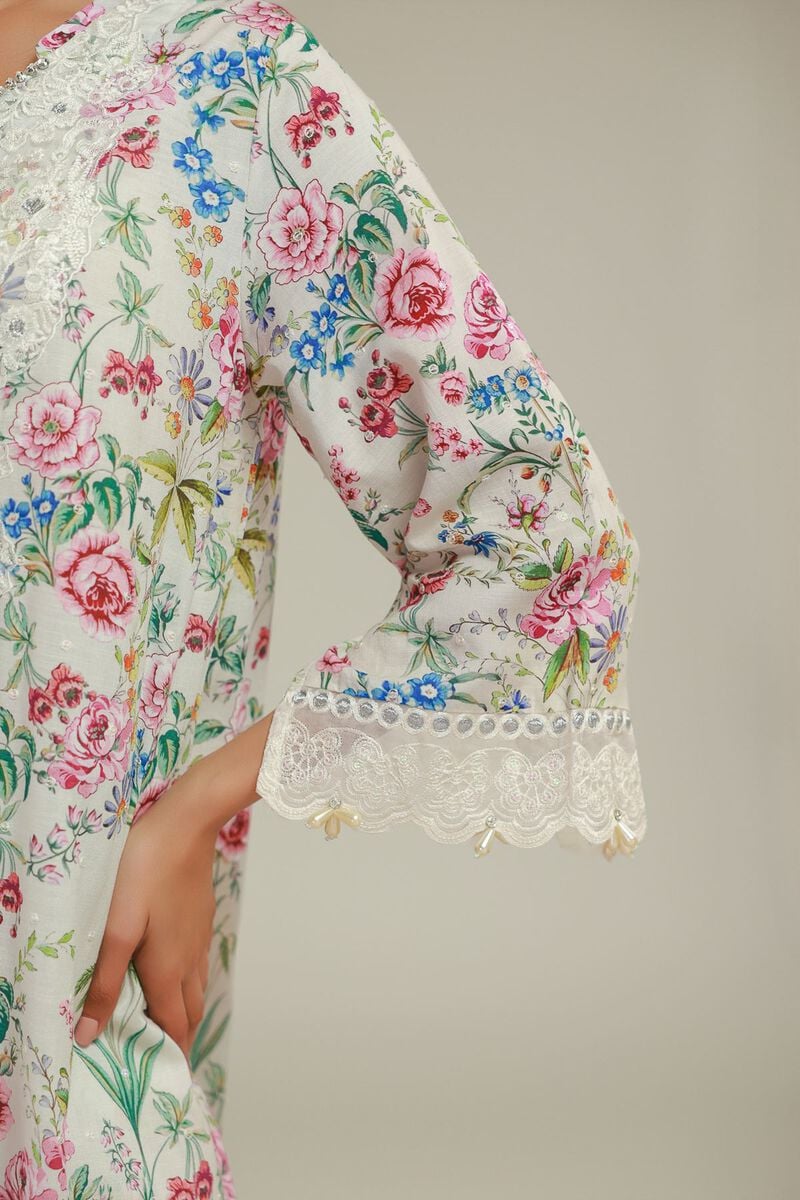 Floral Longline Kurta