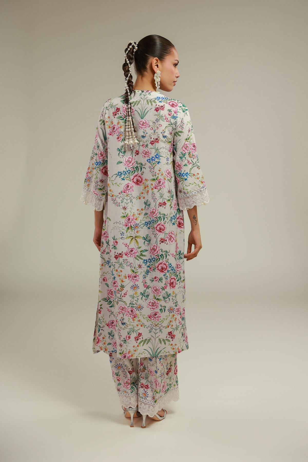 Floral Longline Kurta