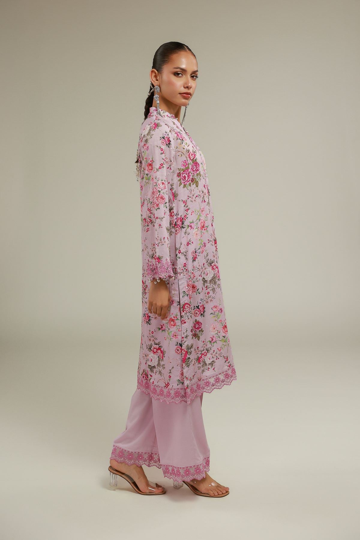 Floral Longline Kurta