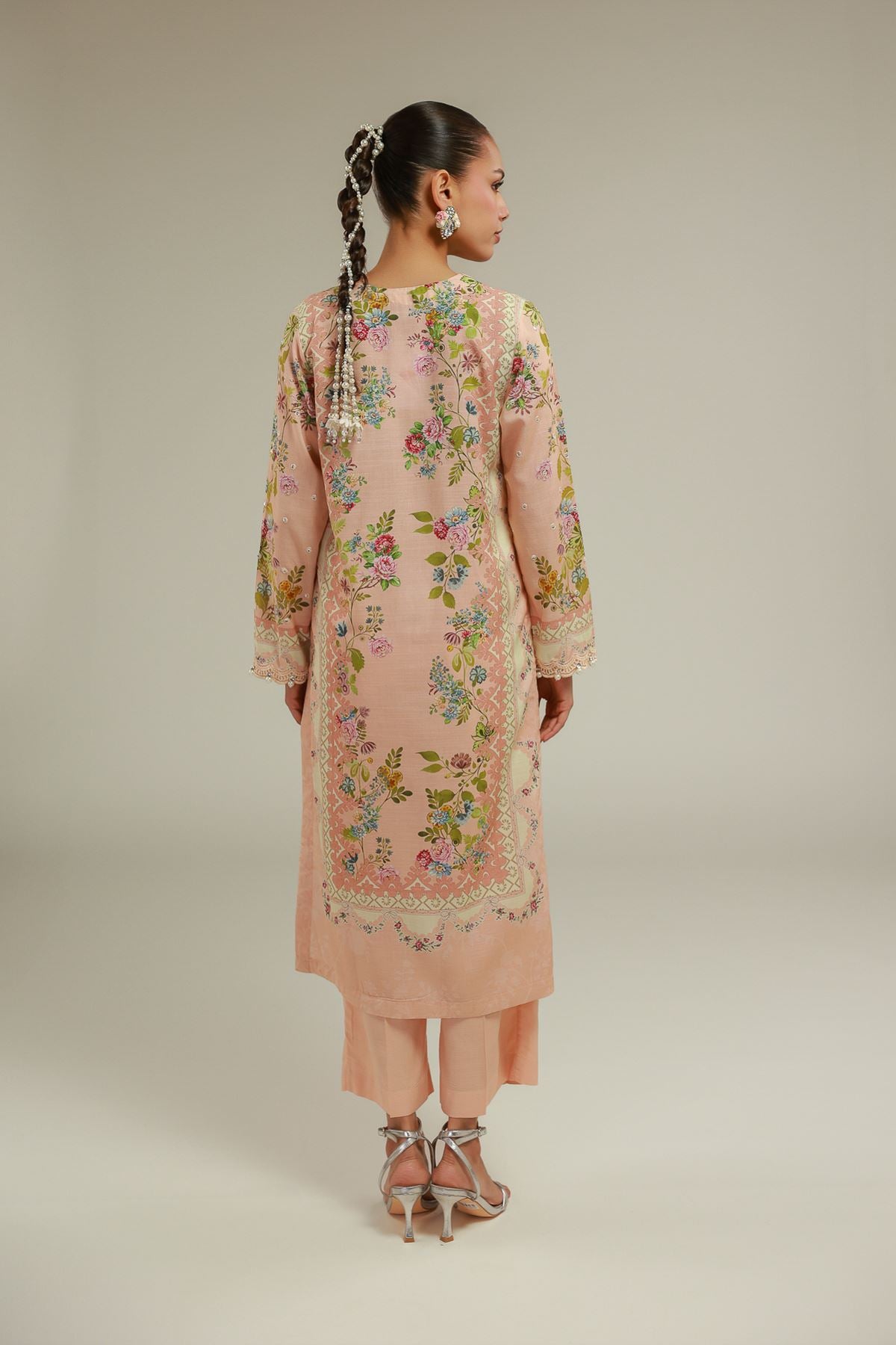Floral Longline Kurta